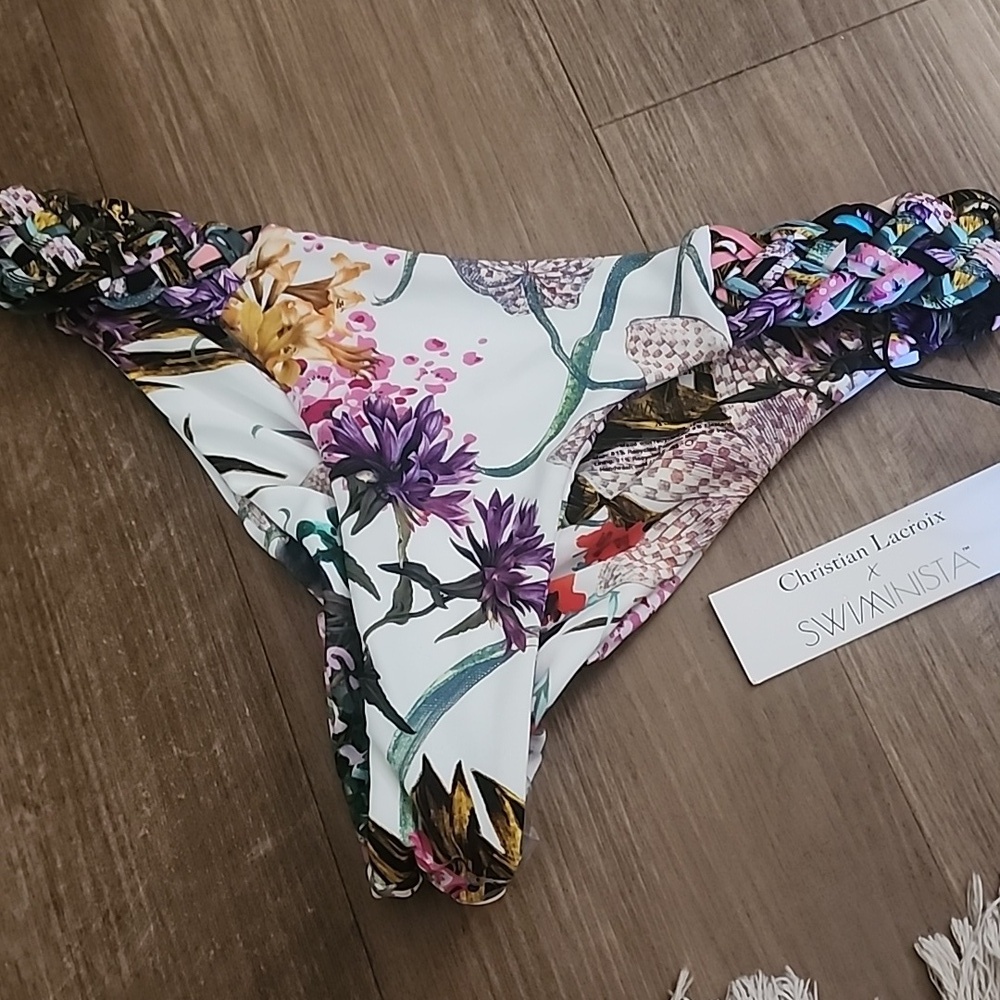 Christian Lacroix x Swiminista Floral Bikini Bottoms